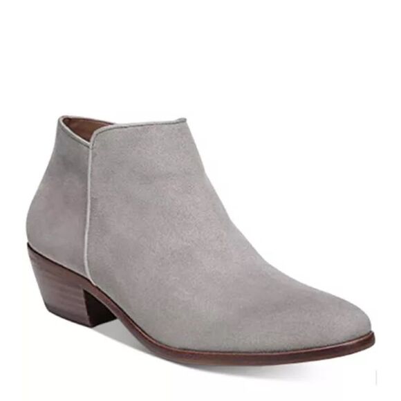 Sam Edelman Women's Petty Ankle Boot Grey Suede Size 9.5 - Picture 1 of 7
